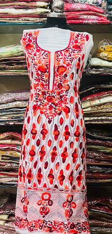 Georgette  Kurti Handwork CK2025NOV1707