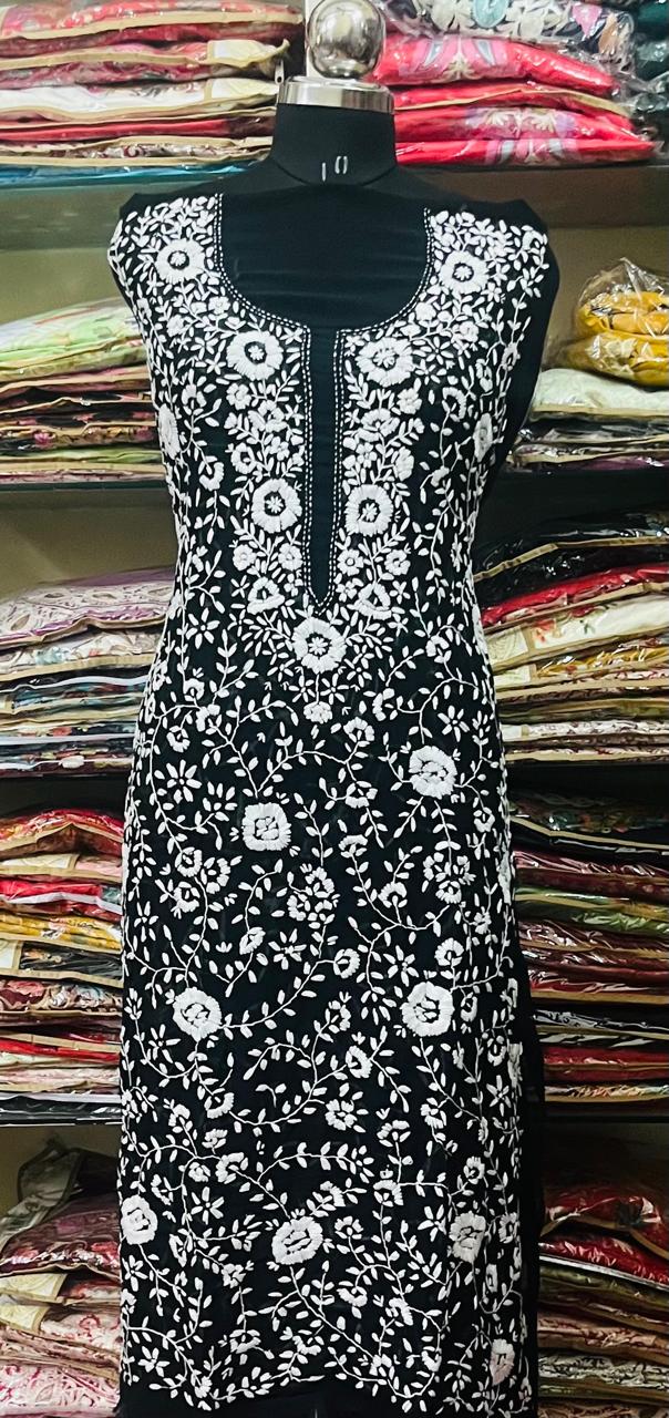 Georgette  Kurti Handwork CK2025NOV1708