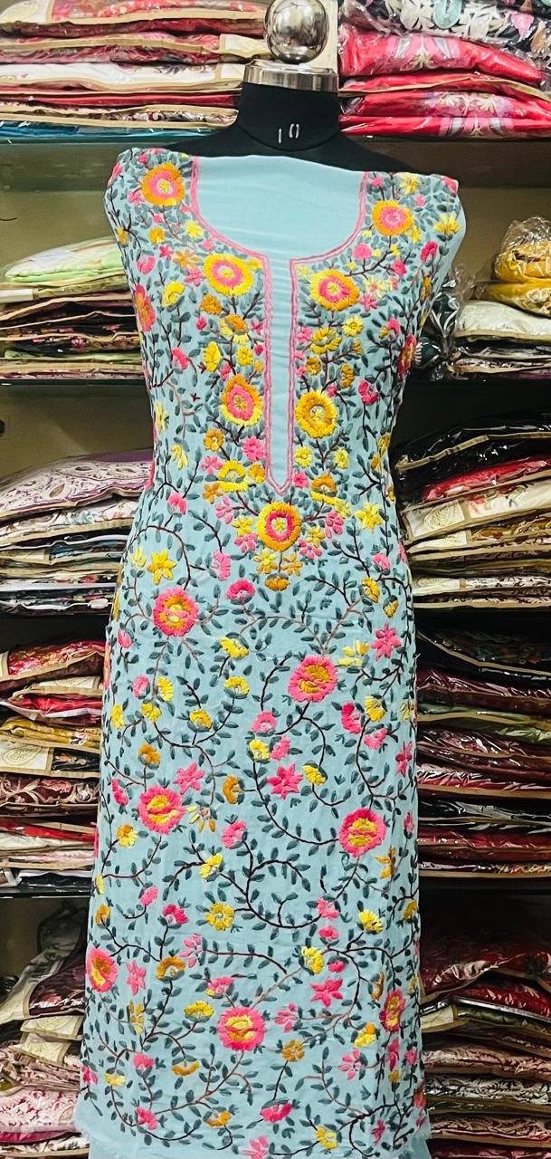 Georgette  Kurti Handwork CK2025NOV1711