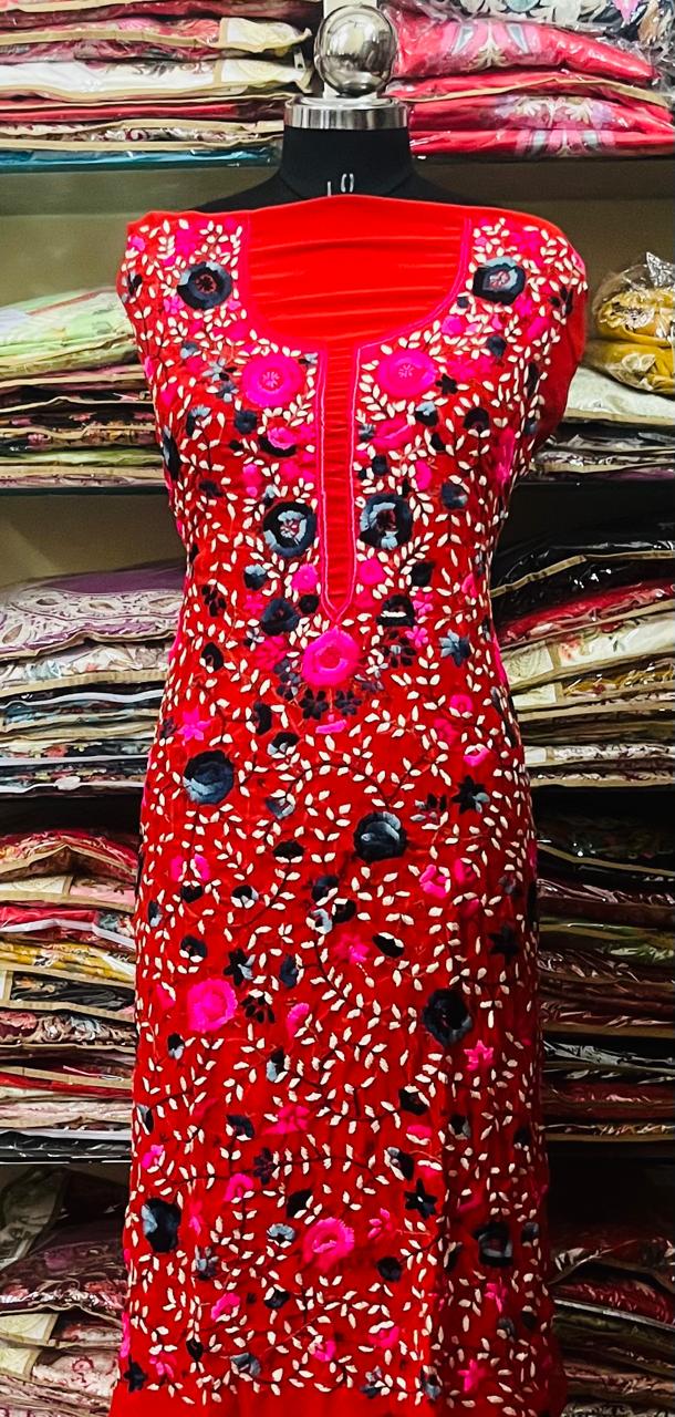 Georgette  Kurti Handwork CK2025NOV1713