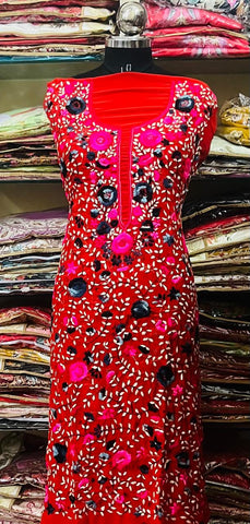 Georgette  Kurti Handwork CK2025NOV1713