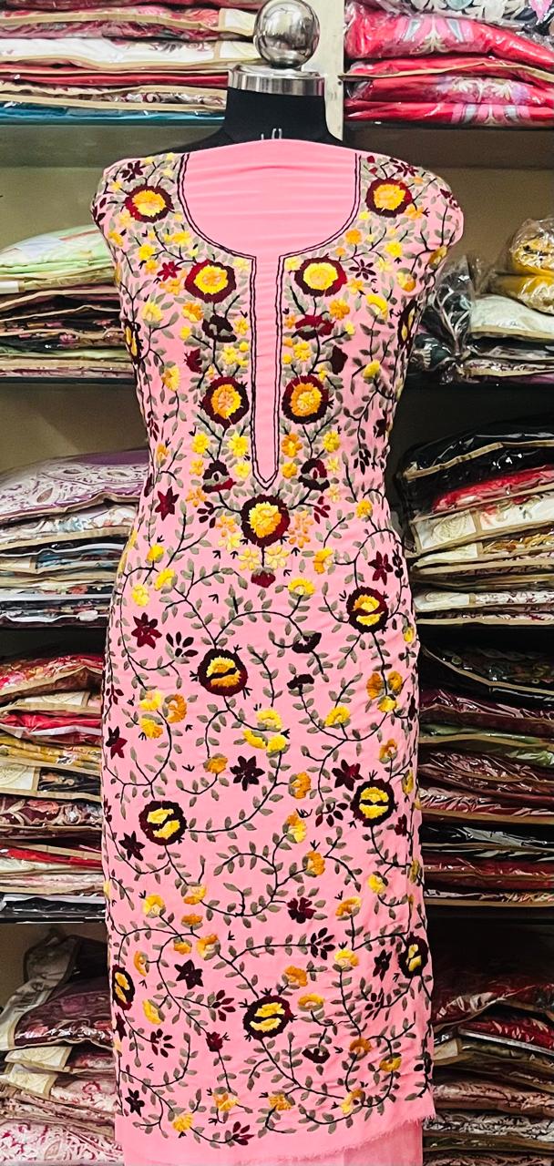 Georgette  Kurti Handwork CK2025NOV1716