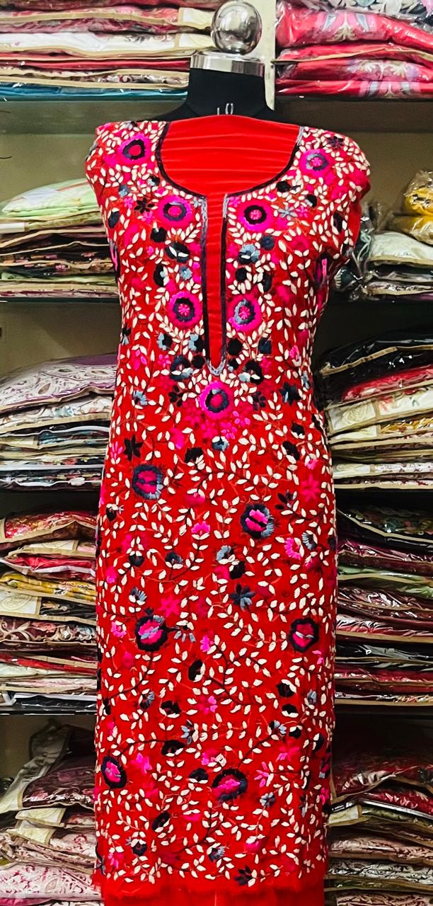 Georgette  Kurti Handwork CK2025NOV1717