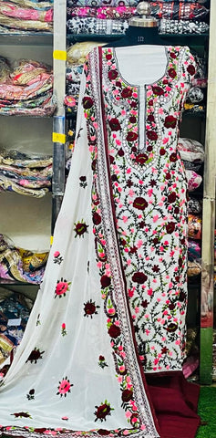 Georgette Phulkari Suits Handwork2025NOV1713