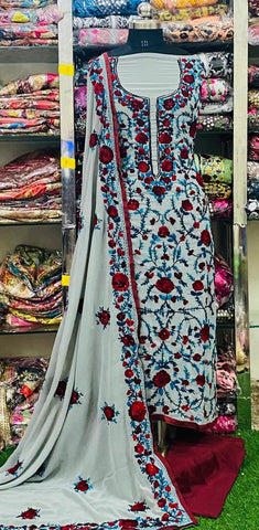 Georgette Phulkari Suits Handwork2025NOV2004