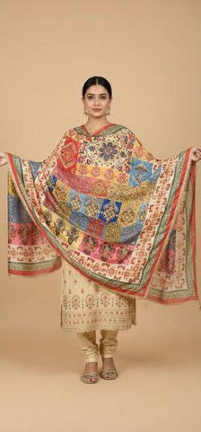 Mirror Work Dupatta Handwork Dupatta 2025DEC0614