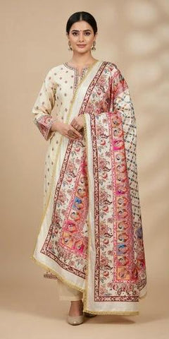 Mirror Work Dupatta Handwork Dupatta 2025DEC0627