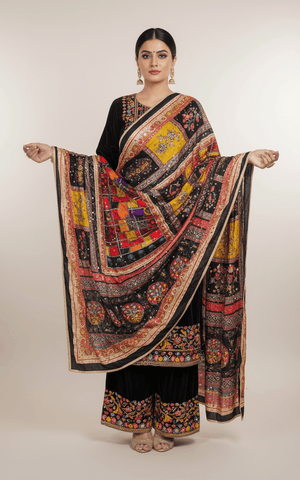 Mirror Work Dupatta Handwork Dupatta 2025SEP2216