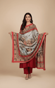 Mirror Work Dupatta Handwork Dupatta 2025SEP2210