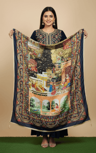 Mirror Work Dupatta Handwork Dupatta 2025SEP2208