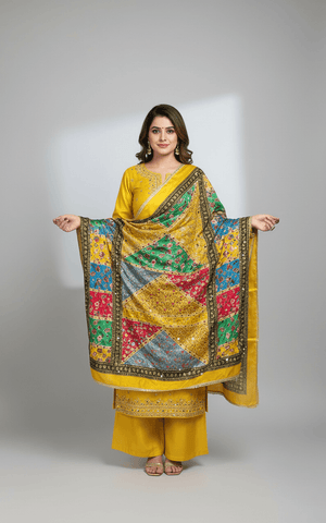 Mirror Work Dupatta Handwork Dupatta 2025SEP2205