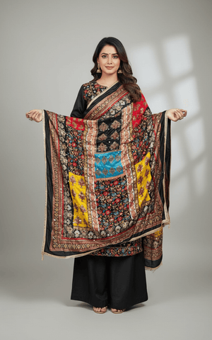 Mirror Work Dupatta Handwork Dupatta 2025SEP2204