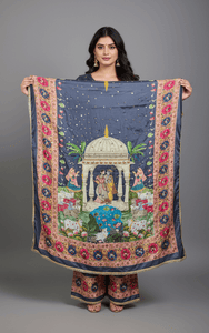 Mirror Work Dupatta Handwork Dupatta 2025SEP2201
