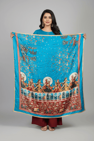 Mirror Work Dupatta Handwork Dupatta 2025SEP2025