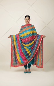 Mirror Work Dupatta Handwork Dupatta 2025SEP2018