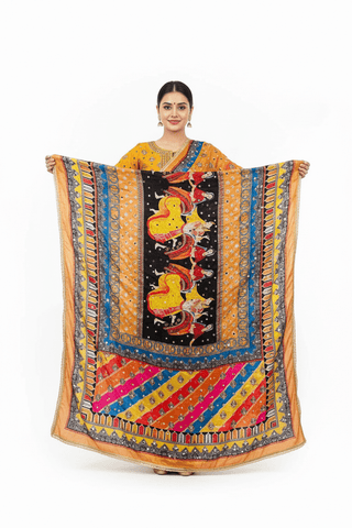 Mirror Work Dupatta Handwork Dupatta 2025SEP2009