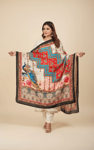 Mirror Work Dupatta Handwork Dupatta 2025SEP2008