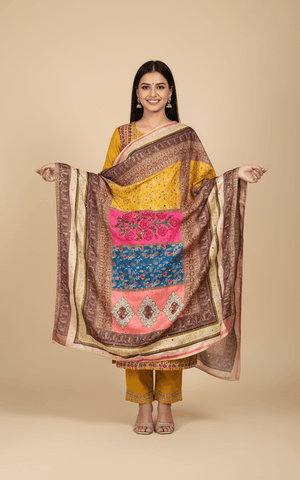 Mirror Work Dupatta Handwork Dupatta 2025SEP1603