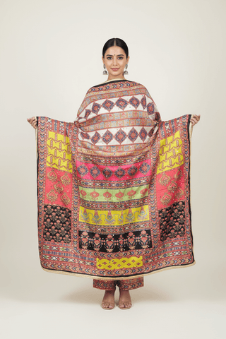 Mirror Work Dupatta Handwork Dupatta 2025SEP1505