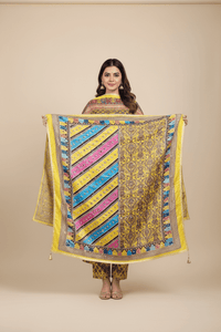 Mirror Work Dupatta Handwork Dupatta 2025SEP0313