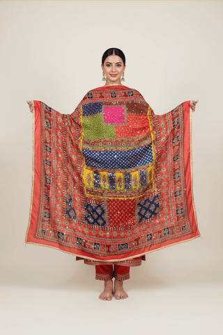 Mirror Work Dupatta Handwork Dupatta 2025Aug1620