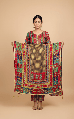 Mirror Work Dupatta Handwork Dupatta 2025Aug1417