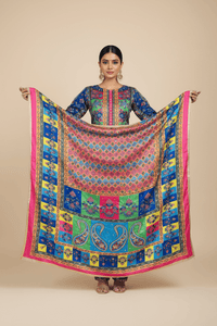 Mirror Work Dupatta Handwork Dupatta 2025Aug1411