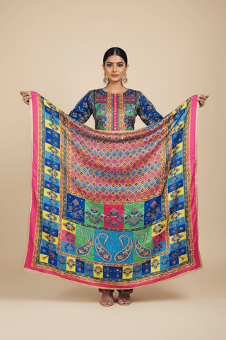 Mirror Work Dupatta Handwork Dupatta 2025Aug1411