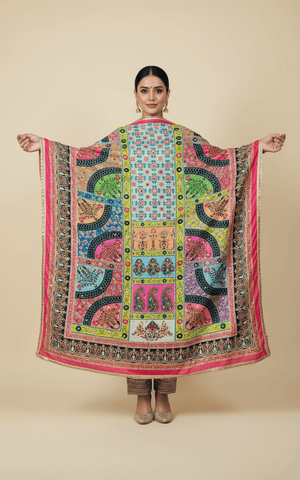 Mirror Work Dupatta Handwork Dupatta 2025Aug0206