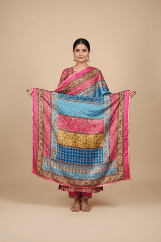 Mirror Work Dupatta Handwork Dupatta 2025July1122