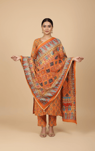 Mirror Work Dupatta Handwork Dupatta 2025July0511
