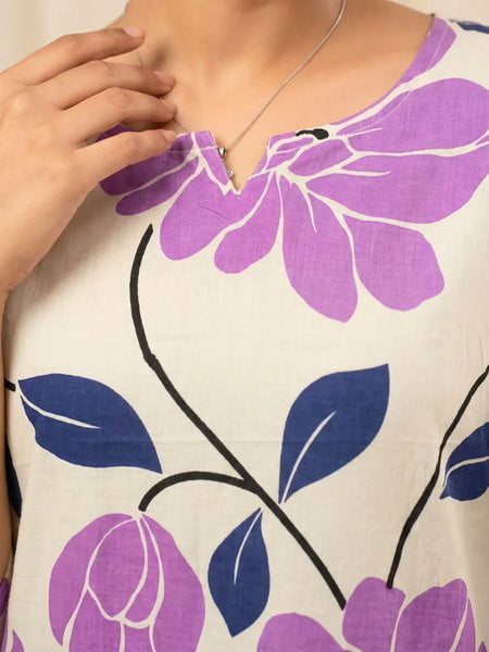 LILAC BLOOM BREEZE KURTI