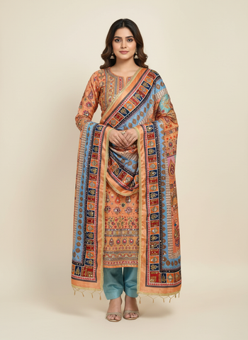 Mirror Work Dupatta Handwork Dupatta 2025SEP2508