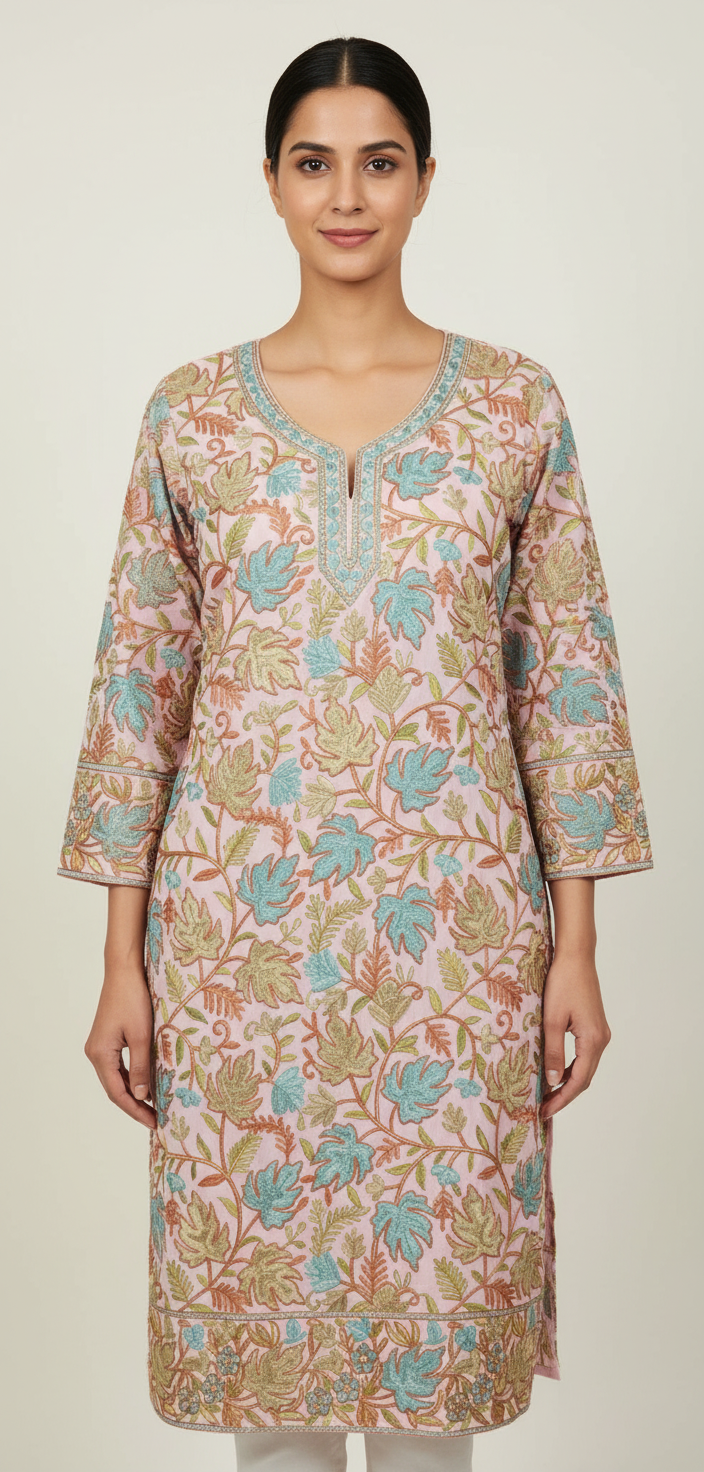 Georgette Kurti Handwork CK2025AUG2201