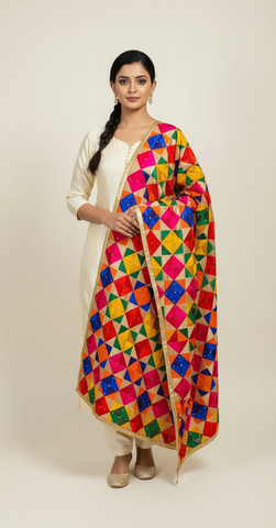 Phulkari Dupatta VD2025OCT0102