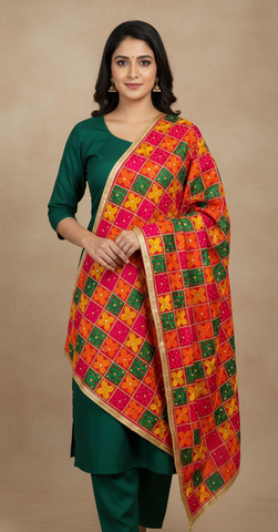 Phulkari Dupatta VD2025OCT0105