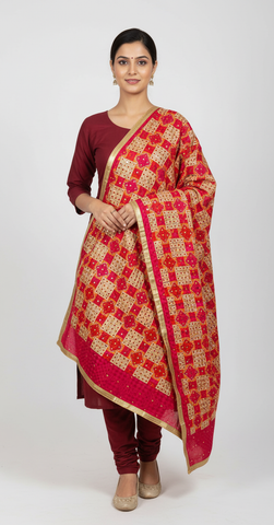 Phulkari Dupatta VD2025OCT0107