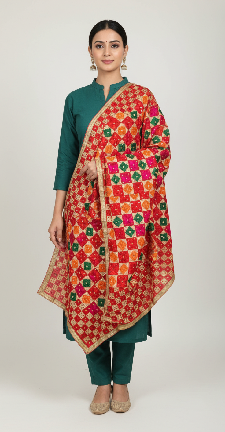 Phulkari Dupatta VD2025OCT0110