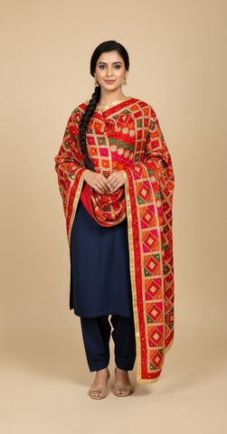 Phulkari Dupatta VD2025OCT0113
