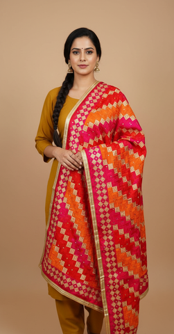 Phulkari Dupatta VD2025OCT0114