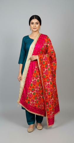 Phulkari Dupatta VD2025OCT0117