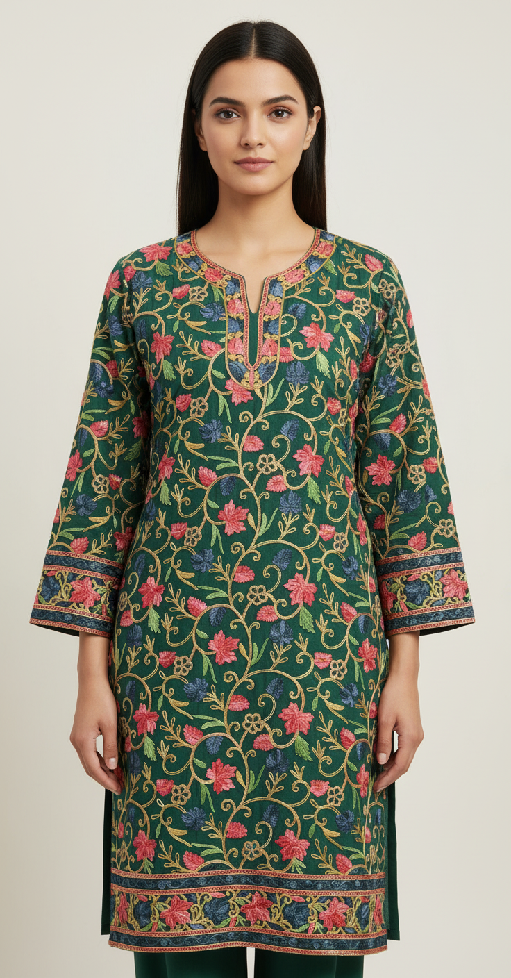 Georgette Kurti Handwork CK2025OCT0102