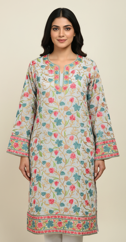 Georgette Kurti Handwork CK2025OCT0105