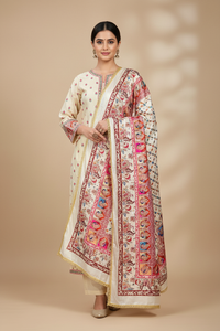 Mirror Work Dupatta Handwork Dupatta 2025OCT0310
