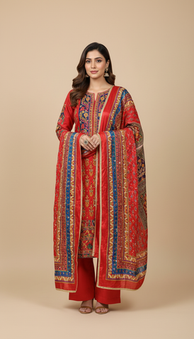 Mirror Work Dupatta Handwork Dupatta 2025OCT0316