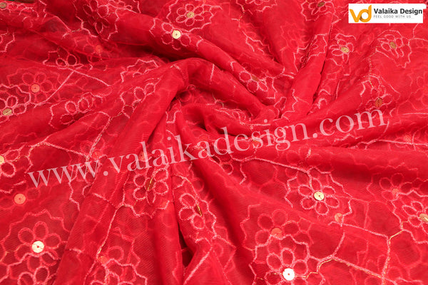 Red Pakistan Multan Dyeable Dupatta