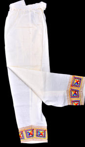 White Phulkari Pants 105