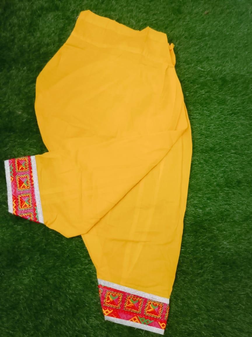 Yellow Phulkari Salwar